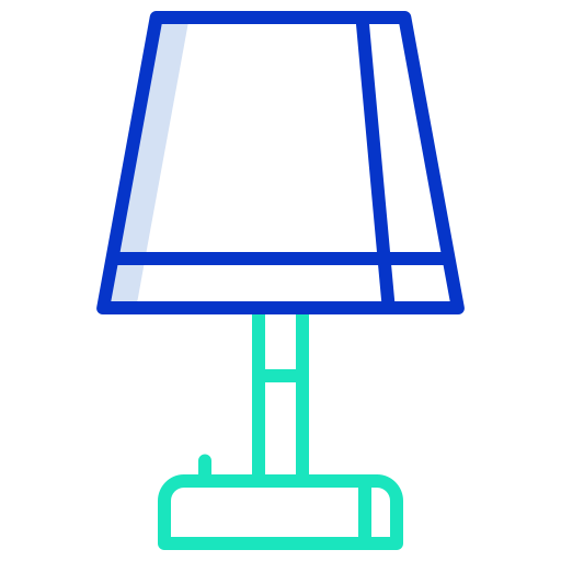 Table lamp Icongeek26 Outline Colour icon