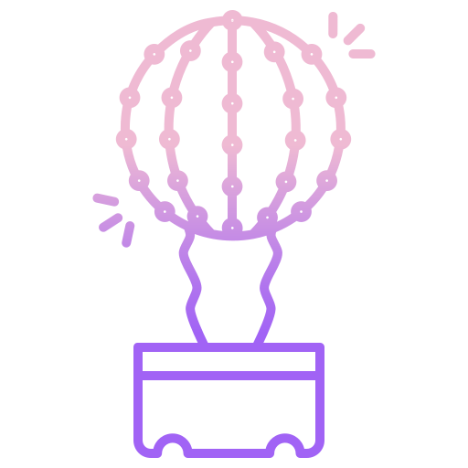 cactus Icongeek26 Outline Gradient icono