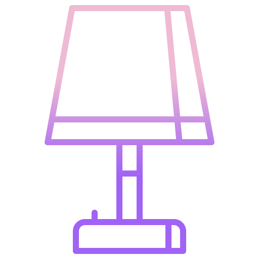 lampa stołowa Icongeek26 Outline Gradient ikona