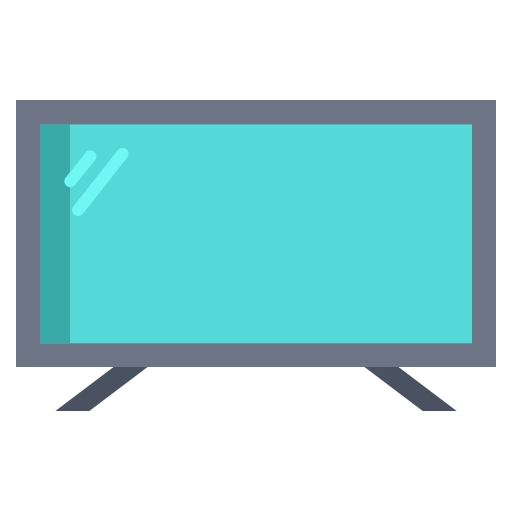 smart tv Icongeek26 Flat ikona