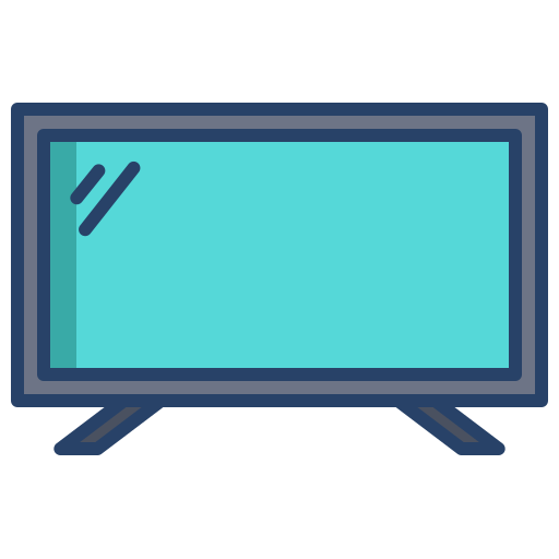 televisión inteligente Icongeek26 Linear Colour icono