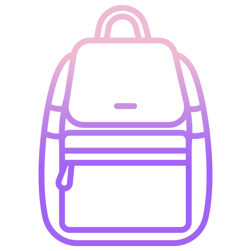 Backpack Icongeek26 Outline Gradient icon