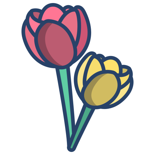 tulipan Icongeek26 Linear Colour ikona