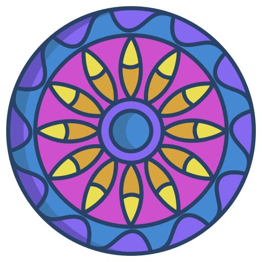 Mandala Icongeek26 Linear Colour icon