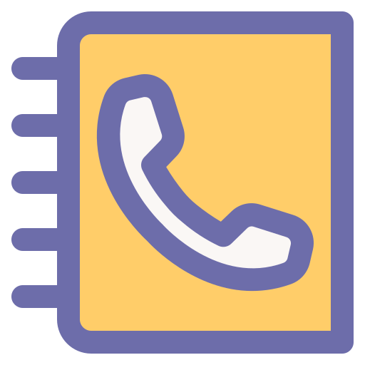 telefonbuch Generic Outline Color icon