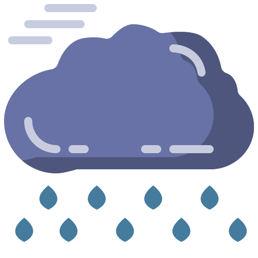 deszcz Generic Flat ikona