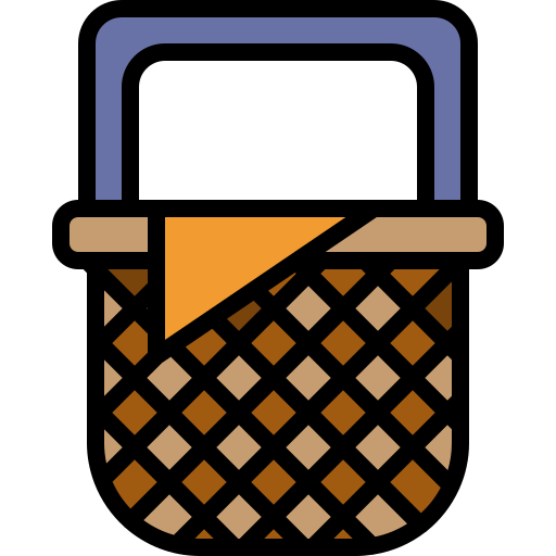 Picnic basket Generic Outline Color icon