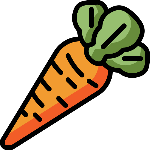 Carrot Generic Outline Color icon