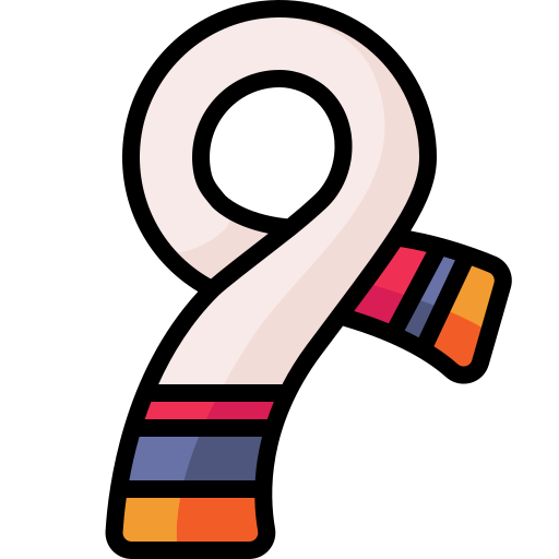 sjaal Generic Outline Color icoon