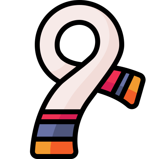 bufanda Generic Outline Color icono