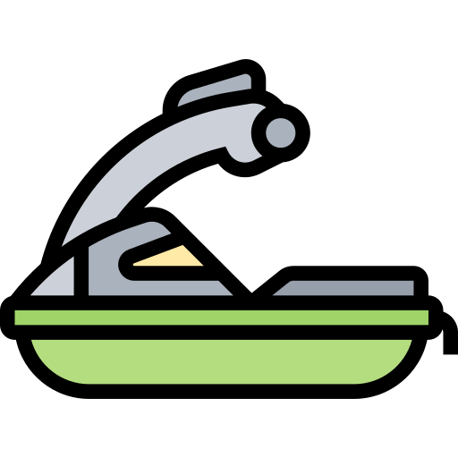 moto acuática Meticulous Lineal Color icono