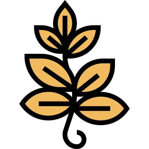 liść Meticulous Yellow shadow ikona