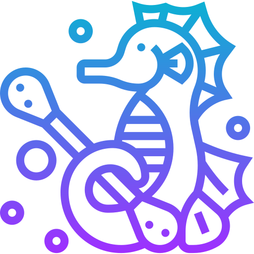 Seahorse Meticulous Gradient icon