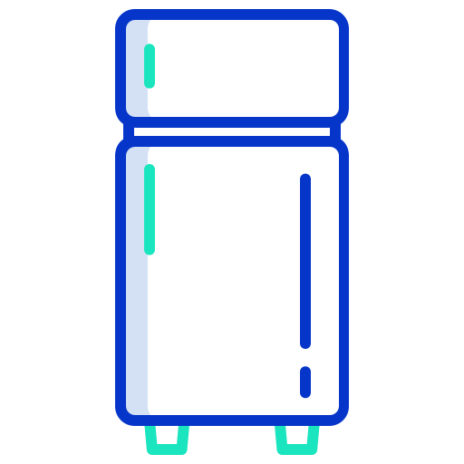 kühlschrank Icongeek26 Outline Colour icon
