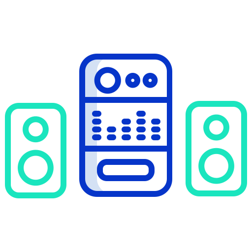 Home theater Icongeek26 Outline Colour icon