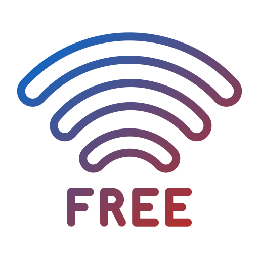 wifi gratuit Generic Gradient Icône