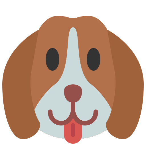 beagle Basic Straight Flat Icône