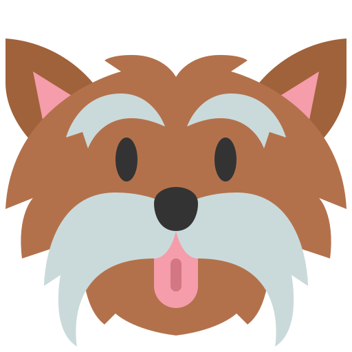 yorkshire terrier Basic Straight Flat icona