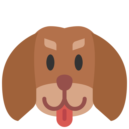 perro tejonero Basic Straight Flat icono