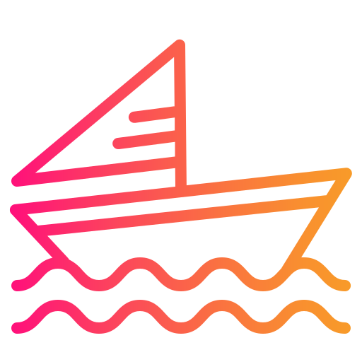 Парусная лодка Generic Gradient иконка