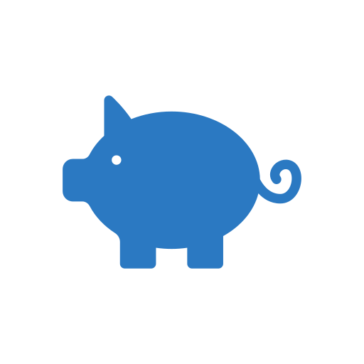 Cost saving Generic Blue icon