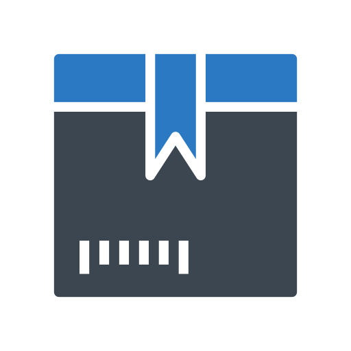 배달 상자 Generic Blue icon