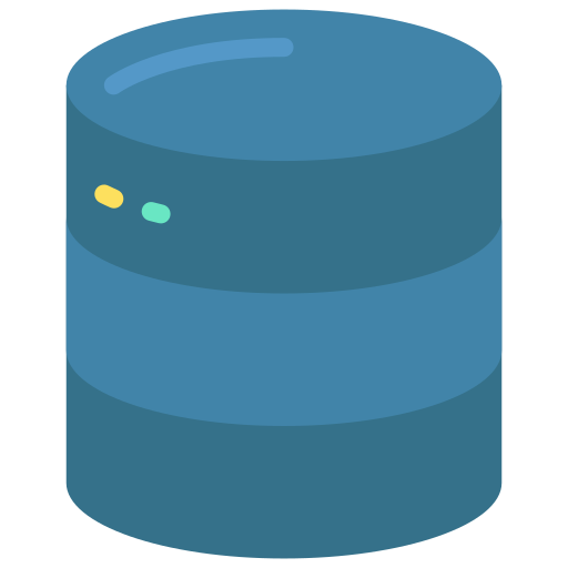 Database Juicy Fish Flat icon