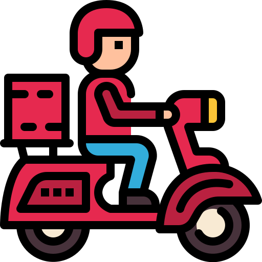 Delivery guy Generic Outline Color icon