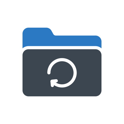 ファイルフォルダー Generic Blue icon