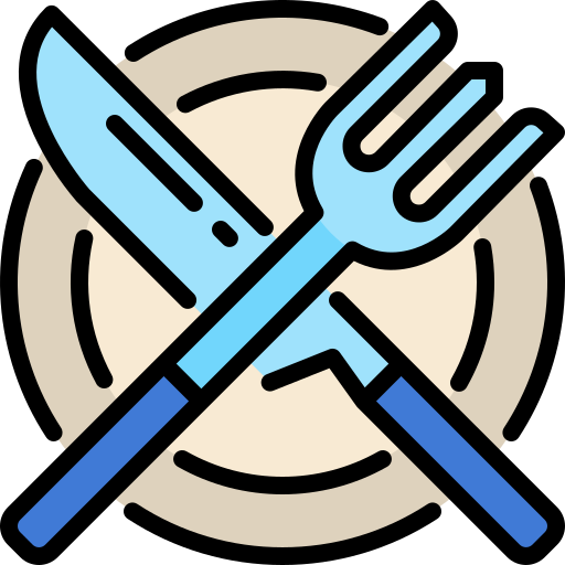 食べ物 Generic Outline Color icon