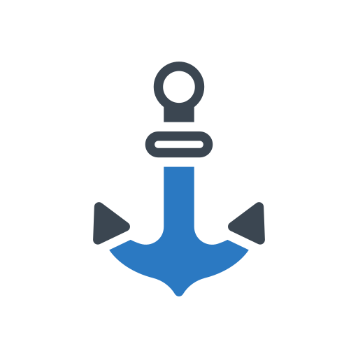 navigation Generic Blue icon