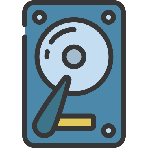 Ssd disk Juicy Fish Soft-fill icon