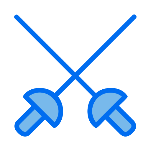 フェンシング Generic Blue icon