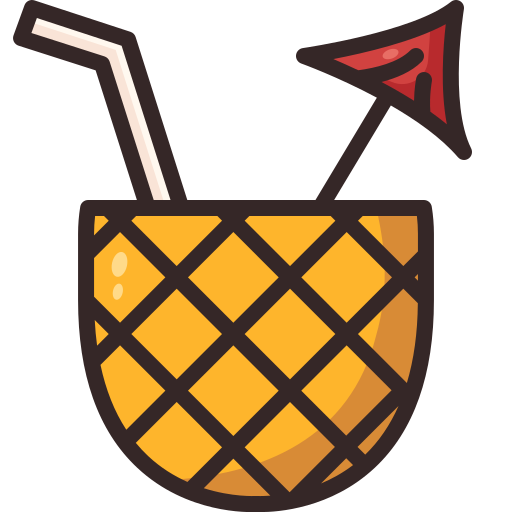 ananas-cocktail Generic Outline Color icon