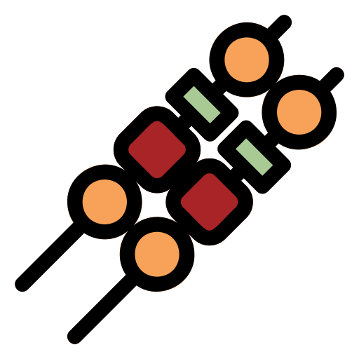 Barbecue Generic Outline Color icon