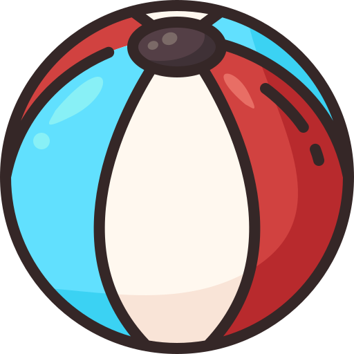 Beach ball Generic Outline Color icon
