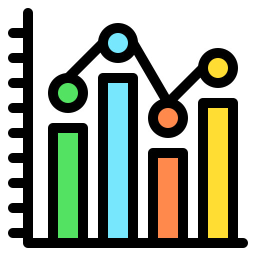 staafdiagram Generic Outline Color icoon