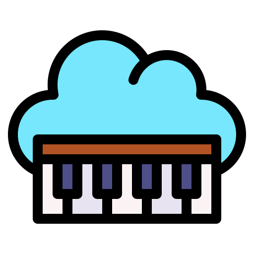 musikwolke Generic Outline Color icon