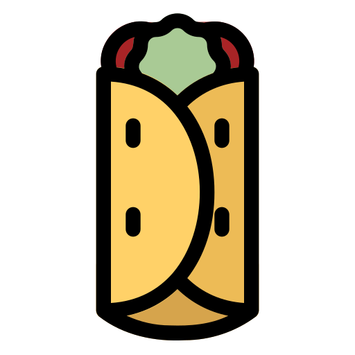 burrito Generic Outline Color icon