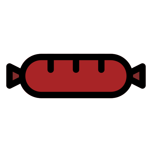 Sausage Generic Outline Color icon