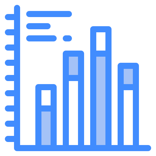 Statistics Generic Blue icon