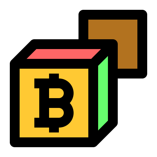blockchain Generic Outline Color ikona