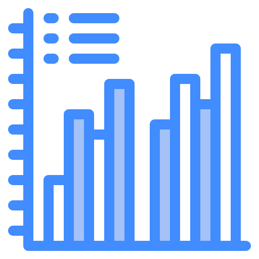 statistiques Generic Blue Icône