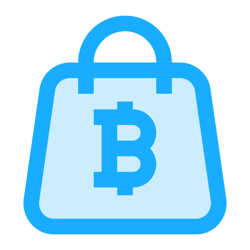 worek bitcoinów Generic Blue ikona