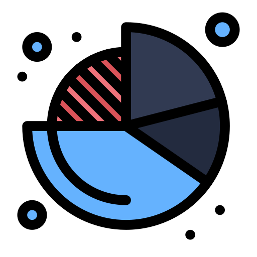 Pie chart Generic Outline Color icon