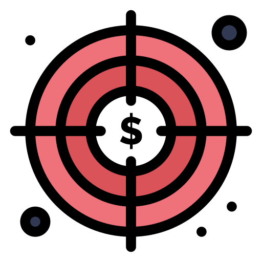 Target Generic Outline Color icon