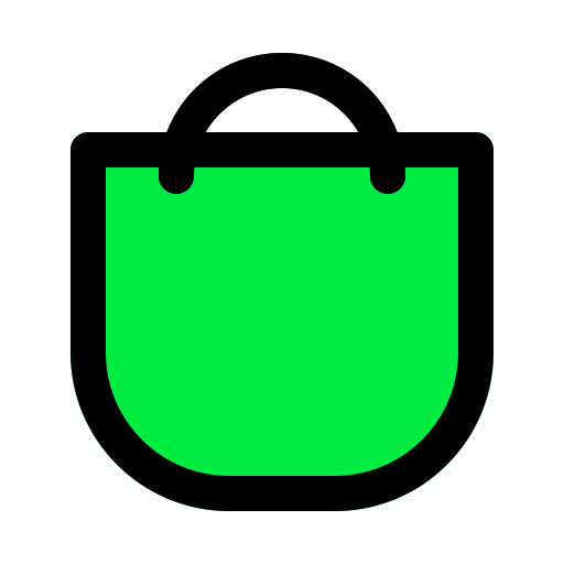 sac de courses Generic Outline Color Icône