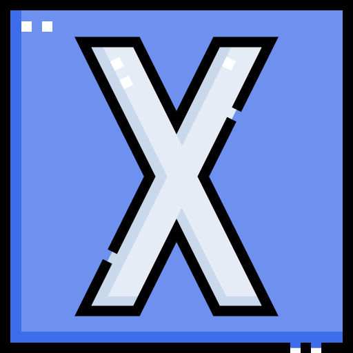 アルファベット Detailed Straight Lineal color icon
