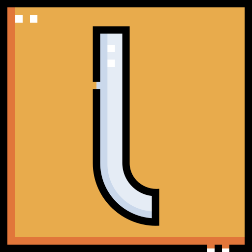 Alphabet Detailed Straight Lineal color icon