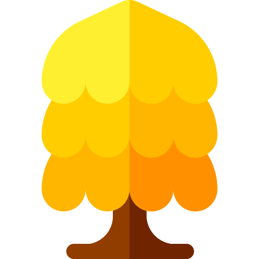 Árbol Basic Rounded Flat icono